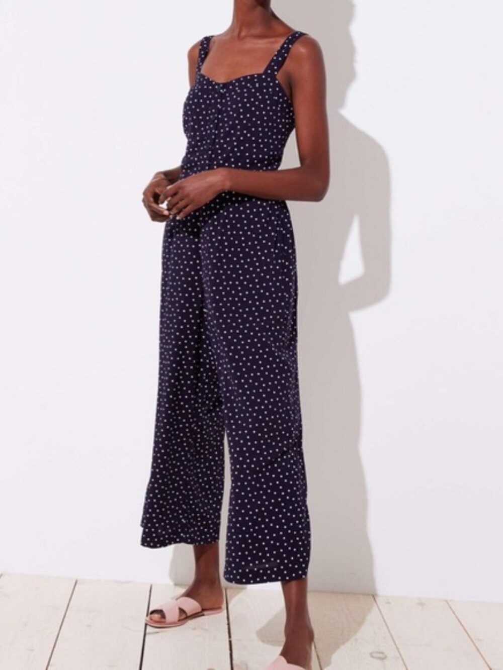 LOFT Polka Dot Jumpsuit